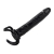 Чёрная насадка-фаллос для двойного проникновения INFLATABLE DILDO SLIM DONG  - 13,5 см. - Toyz4lovers - в Коломне купить с доставкой