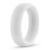 Белое люминесцентное эрекционное кольцо Silicone Glo Cock Ring - Blush Novelties - в Коломне купить с доставкой