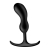 Черный массажер простаты с утяжелителями Premium Silicone Weighted Prostate Plug Medium - 16,3 см. - XR Brands - в Коломне купить с доставкой