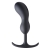 Черный массажер простаты с утяжелителями Premium Silicone Weighted Prostate Plug Large - 18,8 см. - XR Brands - в Коломне купить с доставкой