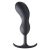 Черный массажер простаты с утяжелителями Premium Silicone Weighted Prostate Plug XL - 20,8 см. - XR Brands - в Коломне купить с доставкой