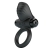 Черное эрекционное кольцо с вибрацией Adrien - Baile - в Коломне купить с доставкой