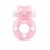 Розовое эрекционное виброкольцо в форме мишки - 1137 - в Коломне купить с доставкой