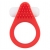 Красное эрекционное кольцо LIT-UP SILICONE STIMU RING 1 RED - Dream Toys - в Коломне купить с доставкой