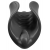 Чёрный мастурбатор Vibrating Silicone Stimulator с вибрацией - Pipedream - в Коломне купить с доставкой