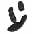 Черный силиконовый стимулятор простаты Levett Nitoc с пультом ДУ - Levett - в Коломне купить с доставкой