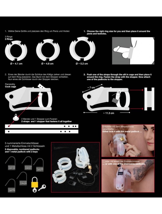 Набор для мужского пояса верности Cock Cage Set - Orion - купить с доставкой в Коломне