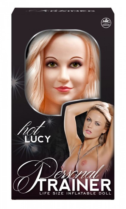 Надувная кукла с вибрацией и 2 любовными отверстиями Hot Lucy Lifesize Love Doll - NMC - в Коломне купить с доставкой