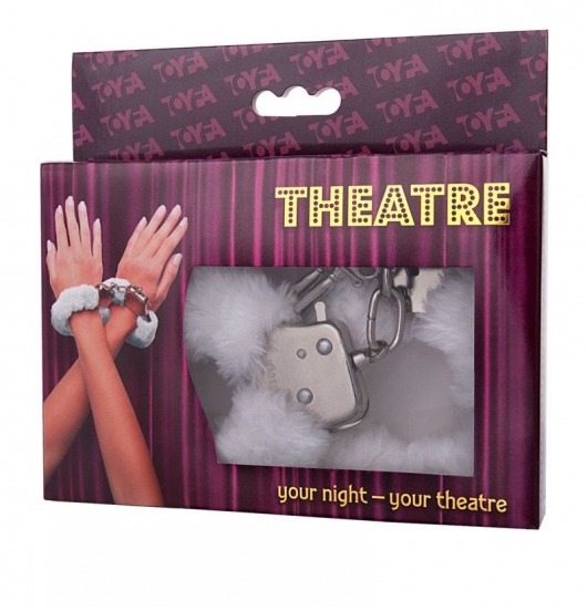 Наручники с белой меховой опушкой - ToyFa - купить с доставкой в Коломне