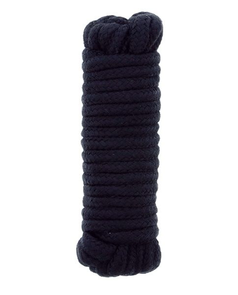 Чёрная веревка для связывания BONDX LOVE ROPE - 5 м. - Dream Toys - купить с доставкой в Коломне