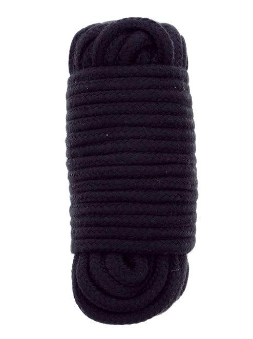 Черная веревка для связывания BONDX LOVE ROPE - 10 м. - Dream Toys - купить с доставкой в Коломне