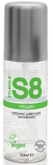 Веганский лубрикант на водной основе S8 Vegan Lube - 125 мл. - Stimul8 - купить с доставкой в Коломне