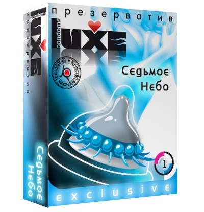 Презерватив LUXE  Exclusive  Седьмое небо  - 1 шт. - Luxe - купить с доставкой в Коломне