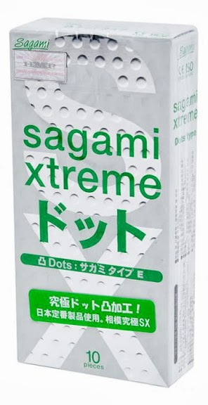 Презервативы Sagami Xtreme Type-E с точками - 10 шт. - Sagami - купить с доставкой в Коломне