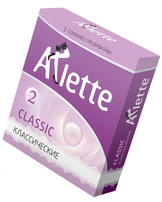 Классические презервативы Arlette Classic - 3 шт. - Arlette - купить с доставкой в Коломне