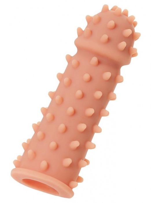 Телесная реалистичная насадка KOKOS Extreme Sleeve 03 с дополнительной стимуляцией - 12,7 см. - KOKOS - в Коломне купить с доставкой