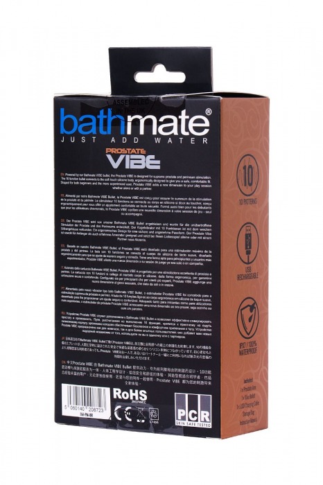 Стимулятор простаты Prostate Vibe - 10,5 см. - Bathmate - в Коломне купить с доставкой