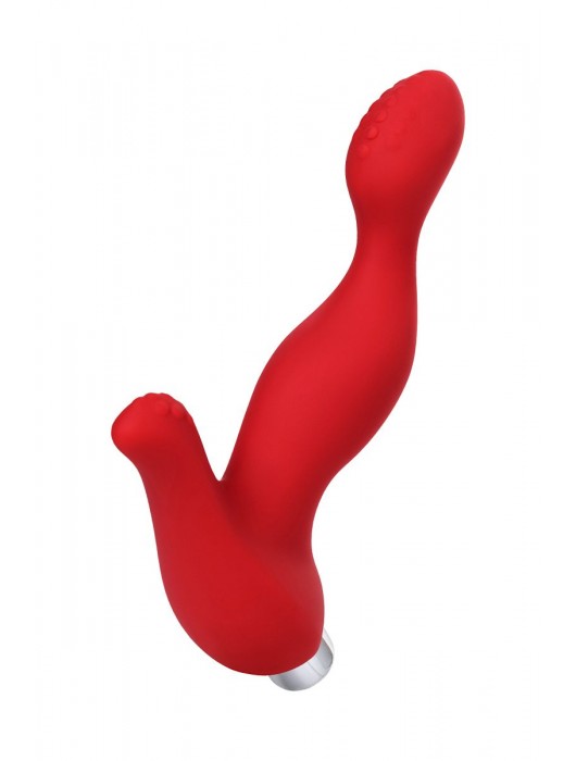 Красный силиконовый вибростимулятор простаты Proman - 12,5 см. - ToyFa - в Коломне купить с доставкой