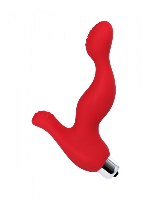 Красный силиконовый вибростимулятор простаты Proman - 12,5 см. - ToyFa - в Коломне купить с доставкой