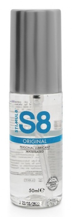 Универсальный лубрикант на водной осноdе S8 Original Lube - 50 мл. - Stimul8 - купить с доставкой в Коломне