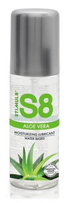 Лубрикант на водной основе S8 Aloe Vera Lube - 125 мл. - Stimul8 - купить с доставкой в Коломне