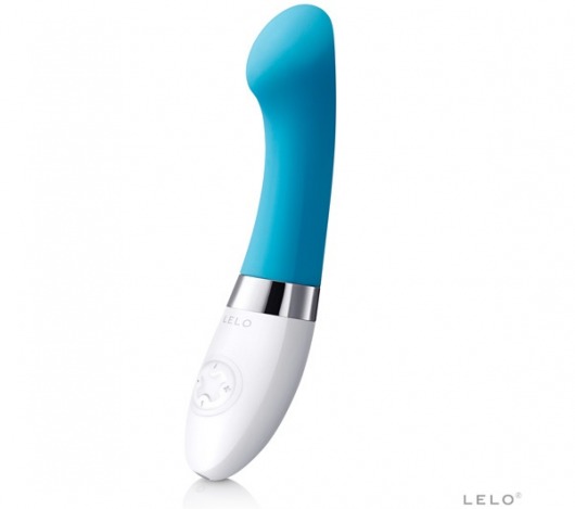 Голубой вибромассажёр Gigi 2 Turquoise Blue - Lelo