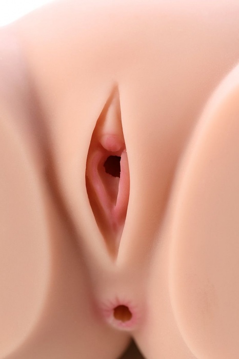 Мастурбатор-полуторс Cherry с вибрацией и двумя любовными тоннелями - KOKOS - в Коломне купить с доставкой