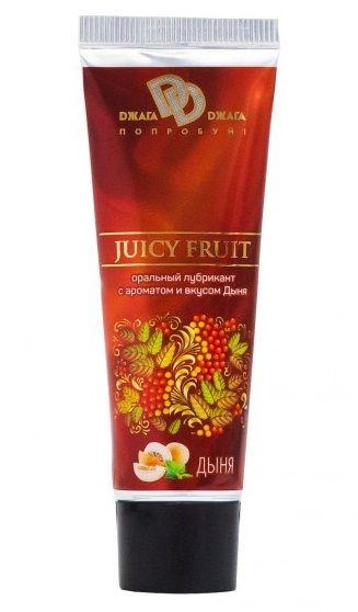 Интимный съедобный лубрикант JUICY FRUIT с ароматом дыни - 30 мл. - БиоМед - купить с доставкой в Коломне