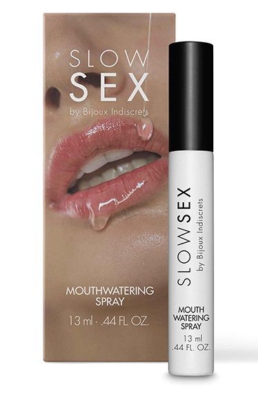 Спрей для усиления слюноотделения Slow Sex Mouthwatering Spray - 13 мл. - Bijoux Indiscrets - купить с доставкой в Коломне