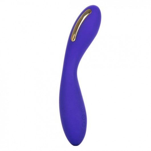 Фиолетовый вибратор с электростимуляцией Intimate E-Stimulator Wand - 21,5 см. - California Exotic Novelties - купить с доставкой в Коломне