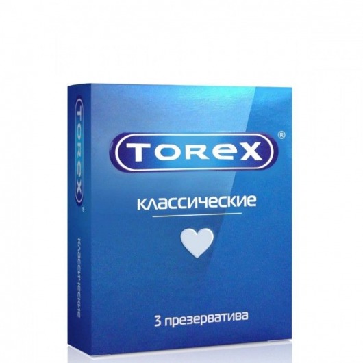 Гладкие презервативы Torex  Классические  - 3 шт. - Torex - купить с доставкой в Коломне