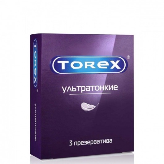 Презервативы Torex  Ультратонкие  - 3 шт. - Torex - купить с доставкой в Коломне