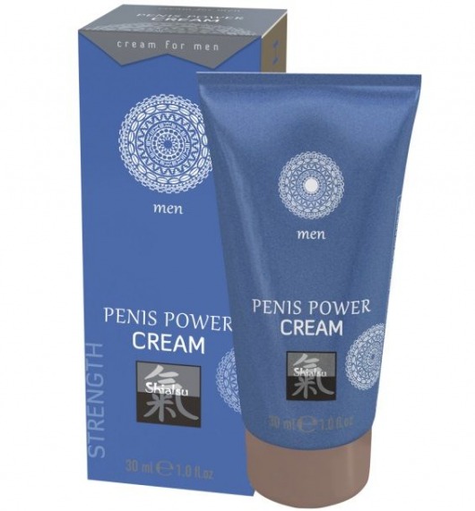 Возбуждающий крем для мужчин Penis Power Cream - 30 мл. - Shiatsu - купить с доставкой в Коломне