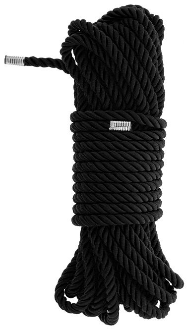 Черная веревка для бондажа BONDAGE ROPE - 10 м. - Dream Toys - купить с доставкой в Коломне