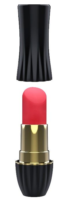 Клиторальный стимулятор-помада LIPSTICK - 9,3 см. - Dream Toys - купить с доставкой в Коломне