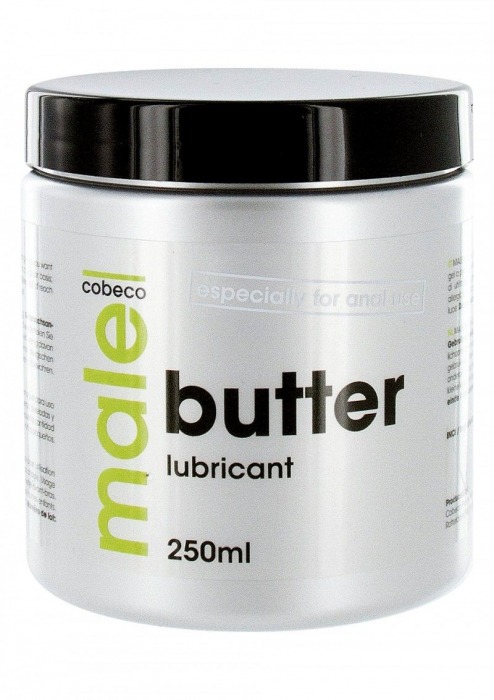 Анальный лубрикант MALE Cobeco Butter Lubricant - 250 мл. - Cobeco - купить с доставкой в Коломне