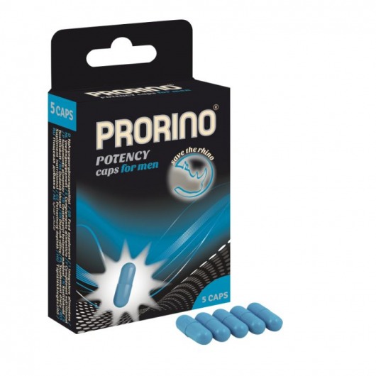 БАД для мужчин ero black line PRORINO Potency Caps for men - 5 капсул - Ero - купить с доставкой в Коломне