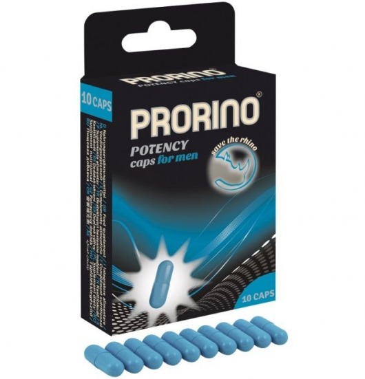 БАД для мужчин ero black line PRORINO Potency Caps for men - 10 капсул - Ero - купить с доставкой в Коломне