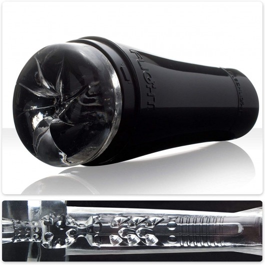 Черный мастурбатор-анус Fleshlight - Flight Pilot - Fleshlight - в Коломне купить с доставкой