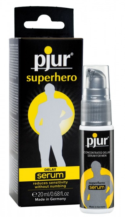 Сыворотка-пролонгатор pjur SUPERHERO Delay Serum - 20 мл. - Pjur - купить с доставкой в Коломне