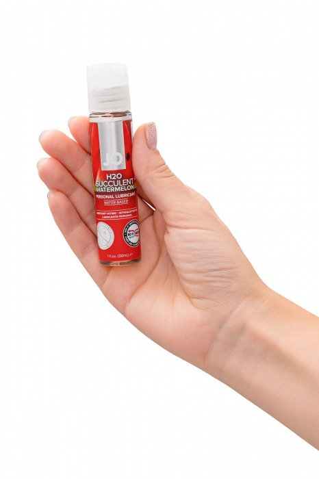 Лубрикант с ароматом арбуза JO Flavored Watermelon - 30 мл. - System JO - купить с доставкой в Коломне