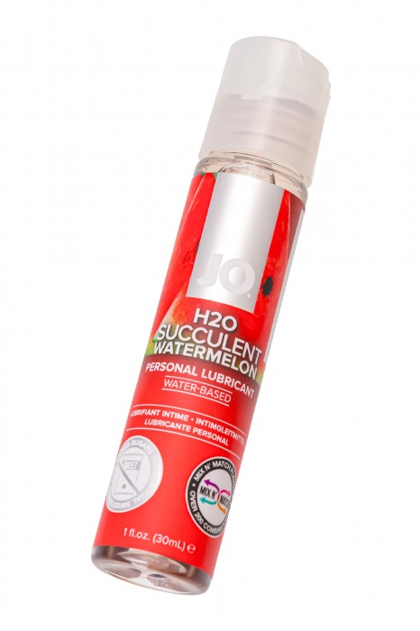 Лубрикант с ароматом арбуза JO Flavored Watermelon - 30 мл. - System JO - купить с доставкой в Коломне