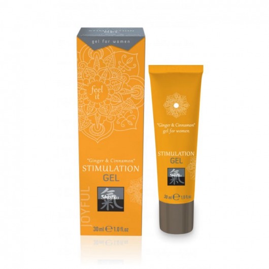 Возбуждающий интимный гель STIMULATION GEL Ginger   Cinnamon - 30 мл. - Shiatsu - купить с доставкой в Коломне