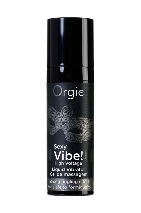 Гель для массажа ORGIE Sexy Vibe High Voltage с эффектом вибрации - 15 мл. - ORGIE - купить с доставкой в Коломне