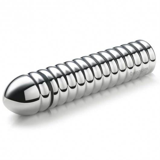 Рельефный фаллос для интенсивного электросекса Groovey George - 20 см. - MyStim - купить с доставкой в Коломне