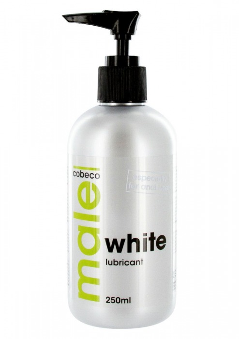 Анальная смазка на водной основе MALE Cobeco White Lubricant - 250 мл. - Cobeco - купить с доставкой в Коломне
