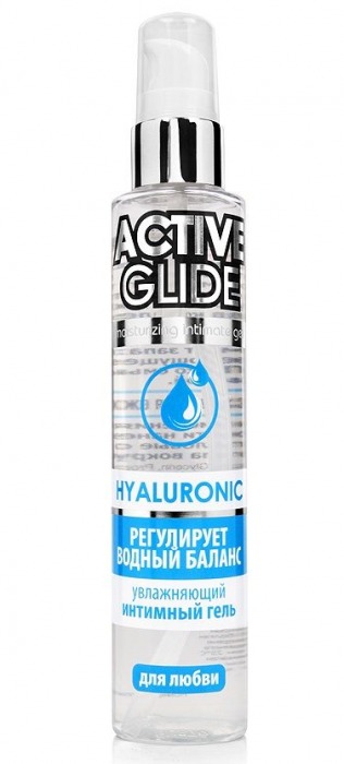 Увлажняющий интимный гель Active Glide Hyaluronic - 100 гр. - Биоритм - купить с доставкой в Коломне