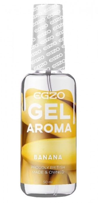 Интимный лубрикант EGZO AROMA с ароматом банана - 50 мл. - EGZO - купить с доставкой в Коломне