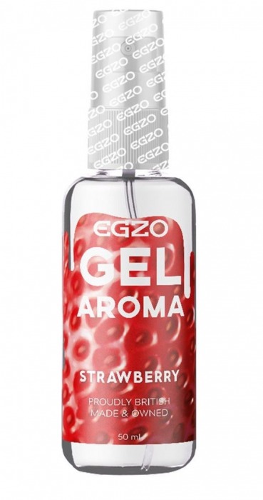 Интимный лубрикант EGZO AROMA с ароматом клубники - 50 мл. - EGZO - купить с доставкой в Коломне