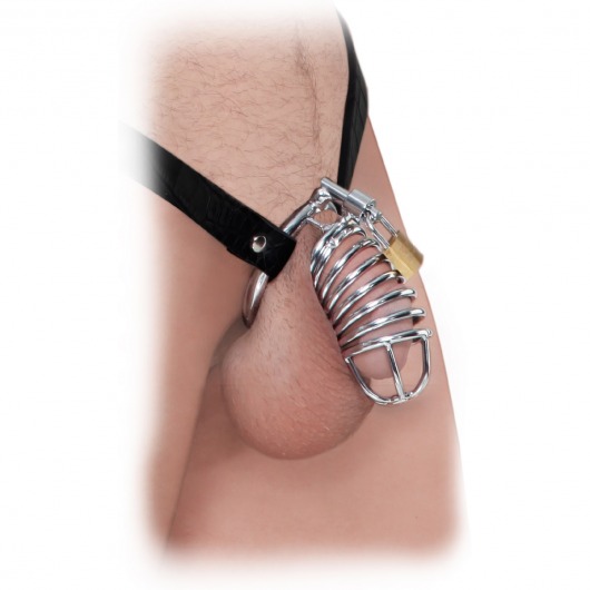 Кольцо верности Extreme Chastity Belt с фиксацией головки - Pipedream - купить с доставкой в Коломне